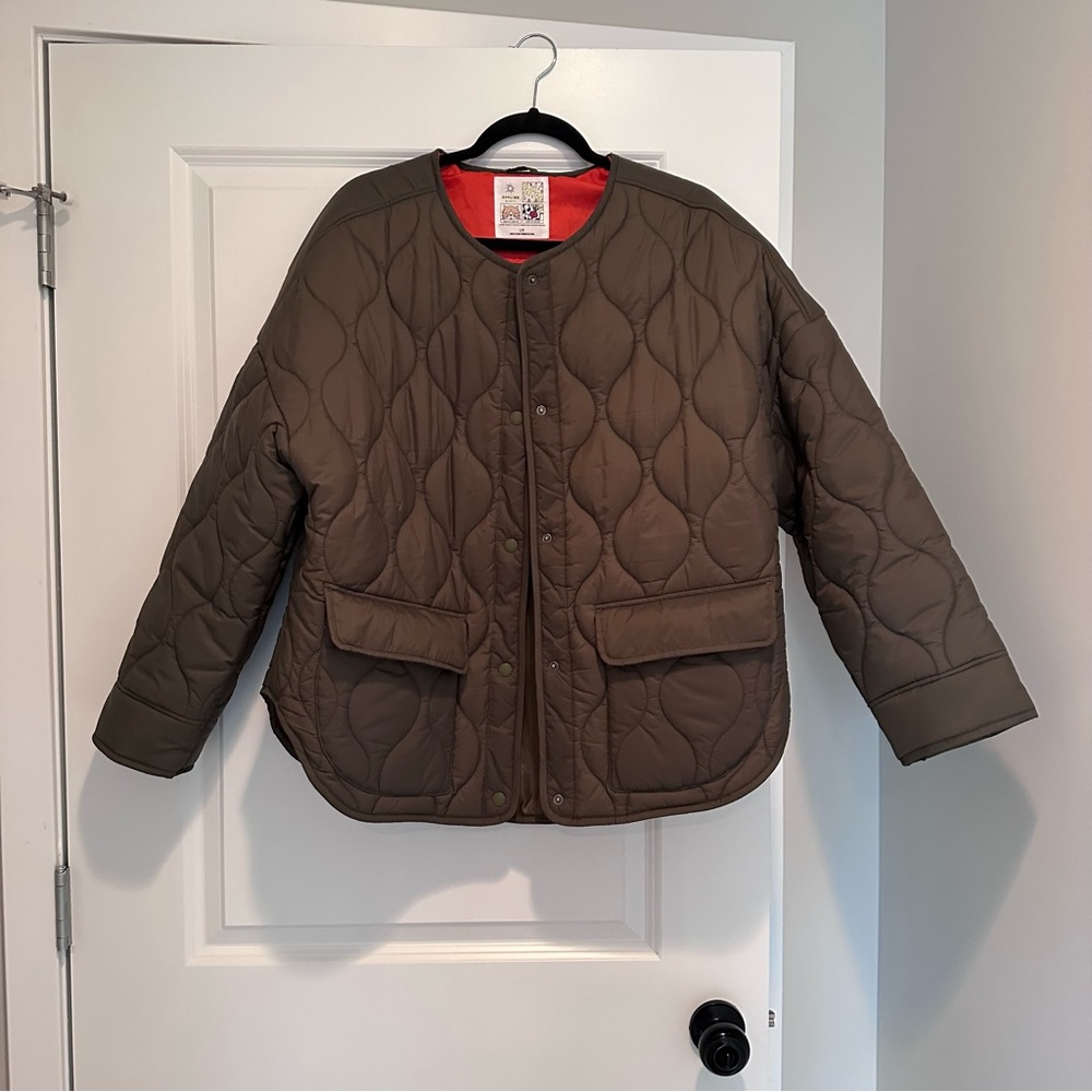 Aerie Offline Quilted Bomber Jacket